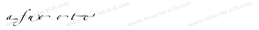 Zapfino Forte LT Pr字体转换
